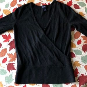 Gap crossover sweater